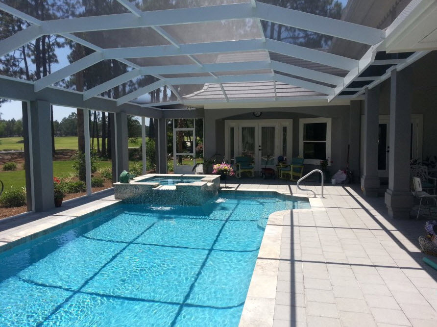 Pool enclosure for Gulf Breeze, Navarre, Pensacola and Destin